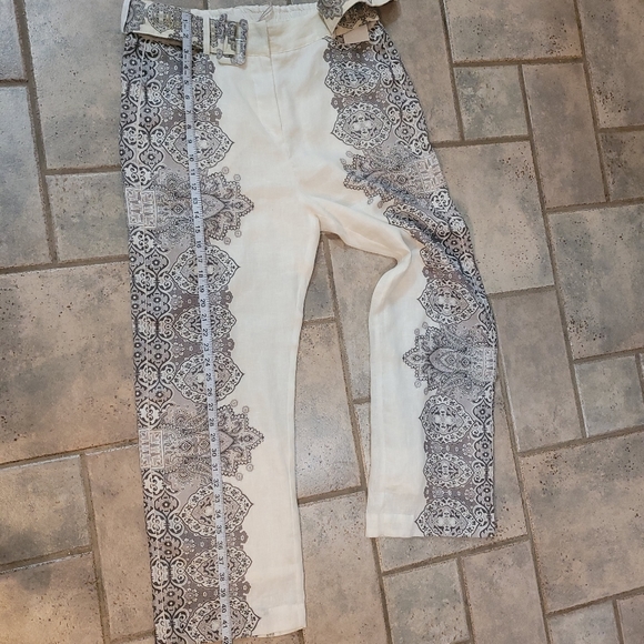 🤑SOLD🤑Johnny was Meliora high waist linen, silk pants - Picture 13 of 14